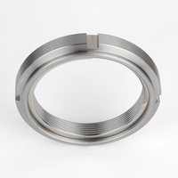 Écrou auto-serrant circulaire rainuré pour composants de transmission automobile et de transmission mécanique