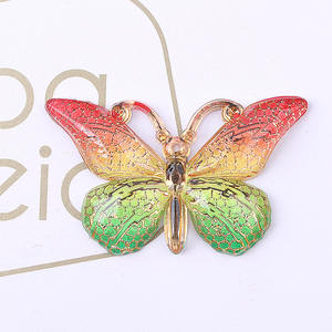 Liontin Kupu-kupu Warna-warni, Liontin Akrilik Kupu-kupu, Kerajinan Perhiasan, Liontin Kupu-kupu untuk DIY Casing Ponsel, Perhiasan Tangan - Product Image 4