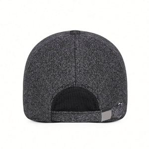 Casquette de baseball 6 panneaux en coton et polyester pour hommes, personnalisable avec logo, idéale pour l'hiver – Vente en gros - Product Image 4