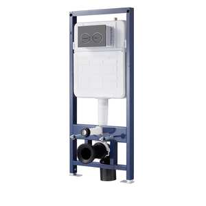 Inodoro de Doble Descarga Suspendido de Pared con Cisterna Empotrada <span class=keywords><strong>Universal</strong></span> y Diseño de Botón, Accesorio de Baño, Tanque de WC - Product Image 1