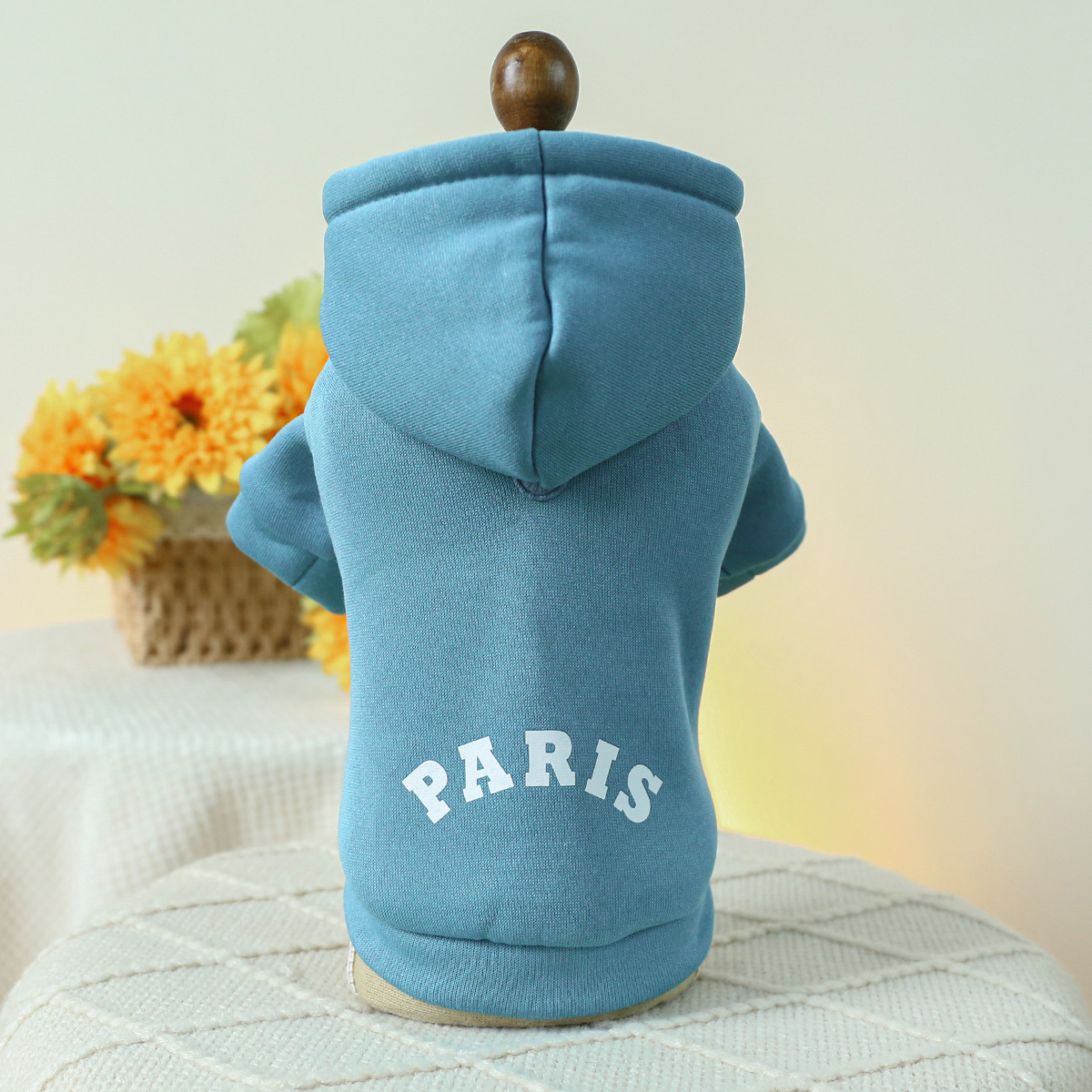 Sudadera con tablero de luz azul White Paris Lake