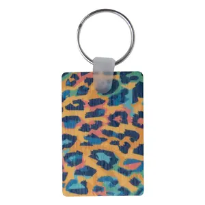 Porte-clés en bois de bouleau, merchandising durable - Product Image 2