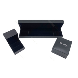 Cajas para Anillos, Paquete de Joyería, <span class=keywords><strong>Caja</strong></span> de Joyas Económica, <span class=keywords><strong>Caja</strong></span> de Joyería Blanca, Embalaje de Joyería, Cajas de Anillos de Papel con Aspecto de Cuero con Logotipo - Product Image 3