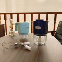 Groothandel Multifunctionele USB 5-in-1 Handheld Draagbare Groentesnijder, -hakker, -processor en Smoothies Maker