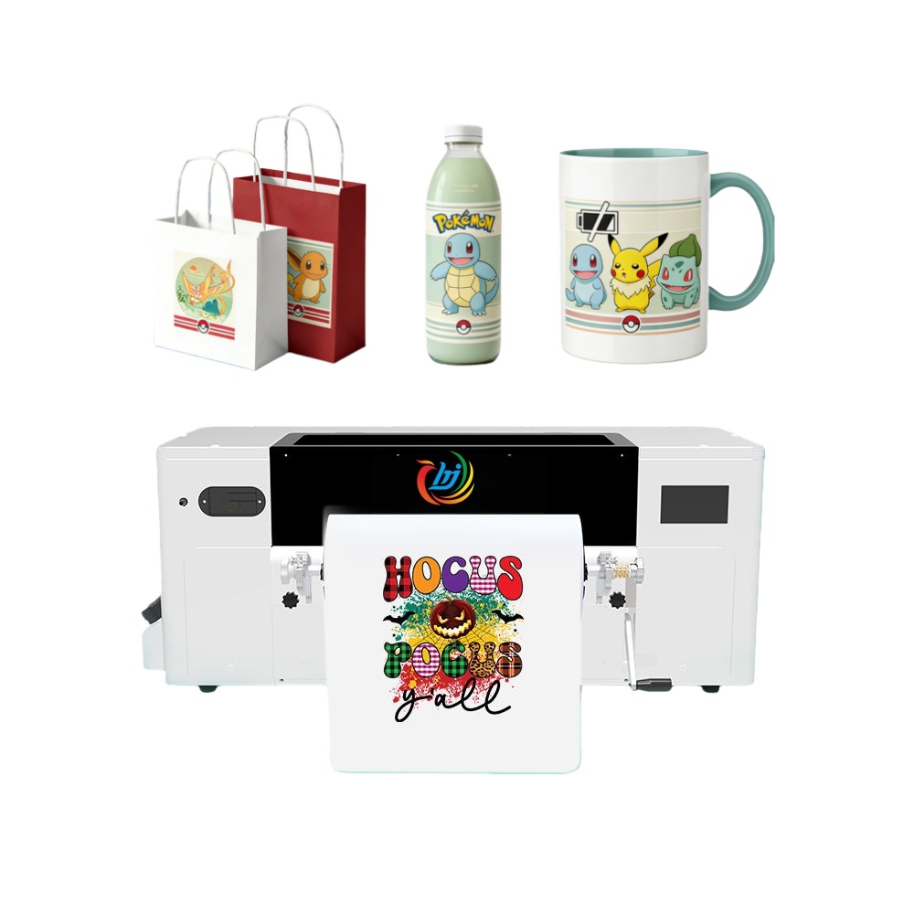 Uv Dtf Printer A3 for Stickers Printing Dtf Uv Printer Machine I3200 Printhead 30cm Dtf Uv Impresora for Glass Gift Box