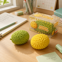 Jouet Squishy Durian qui change de couleur selon la température, jouet anti-stress
