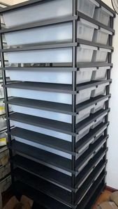 PVC Modular Eco-Friendly <strong>Reptile</strong> Breeding Rack Square PVC Drawer Boxes Pet <strong>Display</strong> <strong>Cage</strong> <strong>Reptile</strong> Vivarium Snake Breeding - Product Image 4