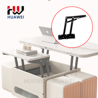 Accessoires de quincaillerie de meubles réglables, mécanisme de levage pliable, Table basse supérieure, mécanismes à charnière extensible pour le printemps