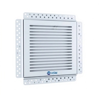 Grille d'aération en fer galvanisé pour système de ventilation HVAC, diffuseur d'air décoratif en métal à fixation murale pour plafond
