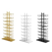 Hot Selling Mehr schicht ige Baseball kappe Display Rack Doppelseitige bodens tehende Display Racks für Kappen