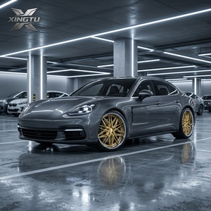 Jantes en aluminium forgé sur mesure XINGTU 6061-T6, à profil profond, finition maille dorée, PCD 5x112 5x114.3 pour <span class=keywords><strong>BMW</strong></span> Mercedes Audi Lexus VIP 18-24 - Product Image 5
