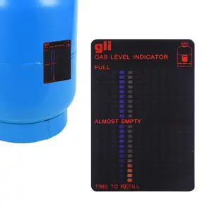 便携式气体容量测量卡磁性气罐贴纸气体测试卡