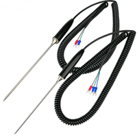 Thermomètres à aiguille portatifs à capteur d'insertion de type K pour la mesure de la température alimentaire