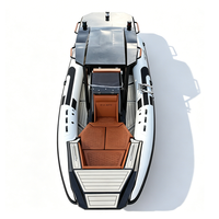 Bateau pneumatique à coque rigide personnalisé en aluminium, homologué CE, pour le plaisir familial et l'exploration côtière