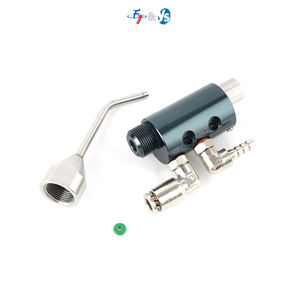 Atomización de aire de codos de aleación de aluminio de alta precisión YS, <span class=keywords><strong>atomizador</strong></span> de pulverización redondo <span class=keywords><strong>antigoteo</strong></span>, boquilla de nebulización de ángulo estrecho - Product Image 3