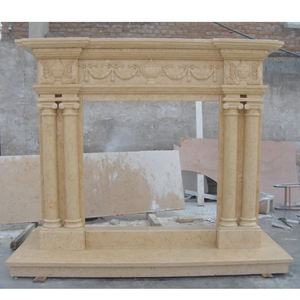 घर सजावट के लिए थोक आधुनिक सरल संगमरमर इनडोर फायरप्लेस मैटल - Product Image 2