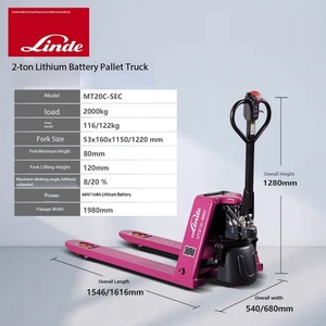 Linde MT20C-SEC 2-Ton Lithium Battery Pallet TruckHydraulic Lifting Forklift Electric Powered Forklift for Indoor Use - Product Image 1