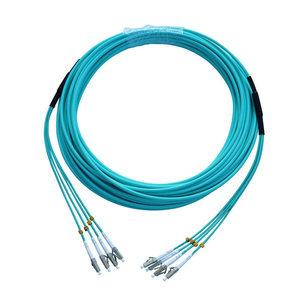 Câble de raccordement optique blindé multimode OM3, 2 fibres, 10 Gigabit <span class=keywords><strong>Ethernet</strong></span>, FTTH, anti-rat - Product Image 1