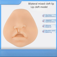 Modèle d'enseignement médical Modèle de lèvre à fente mixte bilatérale en PVC pour la formation de suture chirurgicale Taille de la marque YUYUE 9*8.3*3.5cm