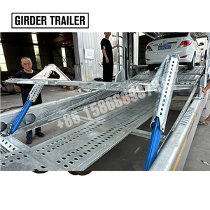 Nouvelle semi-remorque porte-voiture à vis galvanisée à 8 places de conception européenne à 2 axes avec décanteur de pneus pour le marché russe - Product Image 5