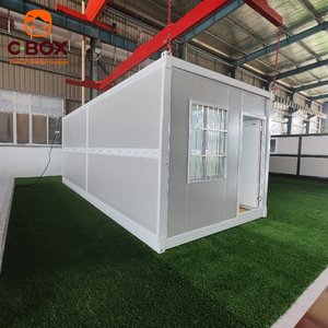 Cbox Construction rapide préfabriquée modulaire pliable Bureau ignifuge Maisons minuscules Entrepôt Garage Conteneur mobile Maison - Product Image 4