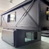 Coque de camping surélevée personnalisée haut de gamme pour Nissan Frontier, logement étanche sur la benne du pick-up pour les vacances de camping en route