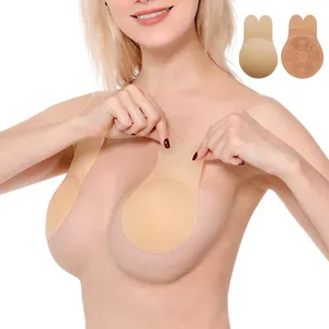Breast Lift Pasties Silicone Invisible Lift Up Bra Stick On Bra