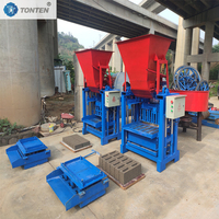 Machine à briques de ciment compacte Block Factory 4-35A pour blocs creux de 6 et 9 pouces - Prix compétitif