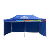 Tente publicitaire instantanée résistante aux déchirures 3x3m, tente pliante de qualité supérieure 10x10 pieds, tente de réception de mariage robuste, auvent imperméable