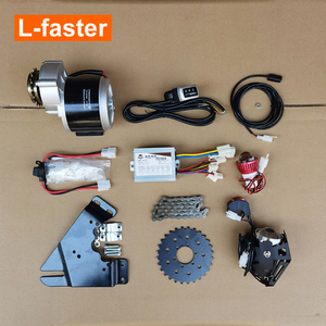 อะไหล่จักรยานไฟฟ้าราคาถูก ชุดแปลงมอเตอร์แบบมีแปรงถ่าน 350W 24V 36V พร้อมแบตเตอรี่ลิเธียมและจอแสดงผล LED - Product Image 2
