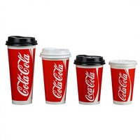 Boîtes d'emballage personnalisées en papier blanc 260 g/m² à paroi simple, imperméables, enduites de PE double face, 12 oz, pour sucre, boissons, aliments, soda, eau