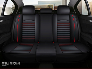 Juego Completo de Fundas de Asiento de Cuero PU, Alfombrilla para Maletero, Accesorio <span class=keywords><strong>Interior</strong></span> Universal para VW Tiguan L 2010 <span class=keywords><strong>R</strong></span> <span class=keywords><strong>Line</strong></span> MK2 2017-2024 2025, Piezas de Automóvil - Product Image 3