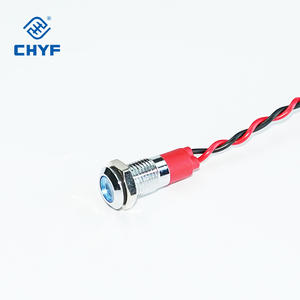 مصباح مؤشر LED مقاوم للماء IP67 6 من 8 من الفولاذ المقاوم للصدأ 12 فولت وv باللون الأحمر/الأصفر/الأزرق/الأخضر/الأبيض - Product Image 2