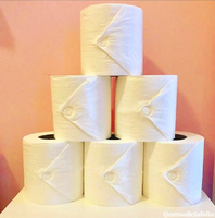 Vente en gros de papier toilette écologique 100% bambou blanc Quilton 3 plis soluble dans l'eau poids 15 g/m²