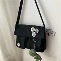 Bolso Bandolera de Nailon para Estudiantes, Moderno, Portátil, Estilo Informal, Versátil, de Gran Capacidad
