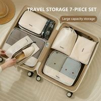 Set de Bolsas Organizadoras de Viaje para Zapatos y Maquillaje, Organizador de Equipaje
