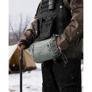 CVLIFE Hand Warmer Pouch Grey Polyester With Hook And Loop For Skiing Fishing Football <b>Camping</b> <b>Hiking</b> - Product Image 6