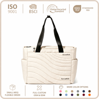 Grand sac fourre-tout pour ordinateur portable en nylon, capacité de 19,5 L, avec compartiment pour ordinateur portable de 16 pouces, sac de voyage et de travail avec pochette pour bagage, logo personnalisé OEM