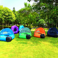 Canapé gonflable double pour le camping, chaise longue de plage, lit, hamac aquatique avec tentes anti-UV