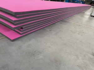 Tappetini per ginnastica in FLEXI-Roll, acrobazie e tappetino in schiuma rotolante flessibile per il Fitness color rosa - Product Image 5