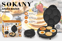 5 trous multifonction électrique cuisson Mini Pop gâteau Snack Machine gril beignet fabricant Cupcake oeuf pour la maison petit déjeuner
