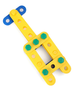 GIRNAR LITTLE ENGINEER Un kit completo de 79 piezas que incluye una llave inglesa, alicates, tuercas, pernos, etc. para nuestros pequeños ingenieros. - Product Image 4