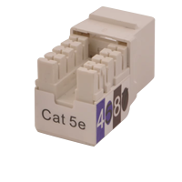 Cat6 UTP Keystone Jack RJ45 Modülü 180 110 Tip Panel Montajlı 22-26AWG Katı Altın Kaplama 5 Yıl Dayanıklı T568A/B Ropassor