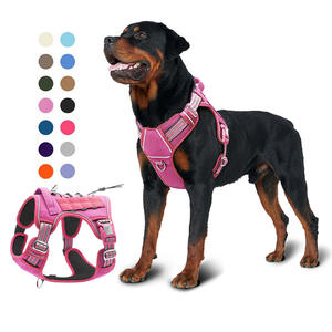 <span class=keywords><strong>Harness</strong></span> latihan taktis anjing, rompi anjing reflektif tahan lama dengan pegangan, tanpa tarik, nilon lembut, tahan lama untuk anjing besar - Product Image 5