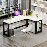 Pieds métalliques pour chambre à coucher, bureau d'ordinateur, couleur unie, bureau d'angle