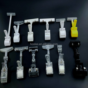 Clips de présentation en plastique transparent pour étiquettes POP, supports de bandes de prix, supports de signalisation pour les grands magasins et la vente au détail - Product Image 5