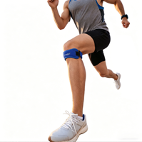 Genouillère en néoprène personnalisable avec stabilisateur rotulien pour le sport et la marche à quatre pattes - Conception antidérapante