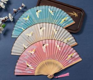 Custom Printed Large Folding Bamboo Hand Fan Carved Design Eco-Friendly Folk Art Craft Traditional Luxury Business Halloween - Product Image 5