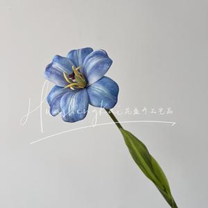 Tulip <b>Artificial</b> Flowers <b>Bouquet</b> Silk Realistic Home Wedding Decorations - Product Image 4