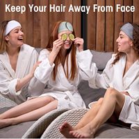 Diademas Faciales de Spa con Logotipo Personalizado, de Tela de Rizo, Ajustables, para Mujer, para Lavar la Cara, Maquillaje, Yoga, Toalla Elástica con Cierre Mágico